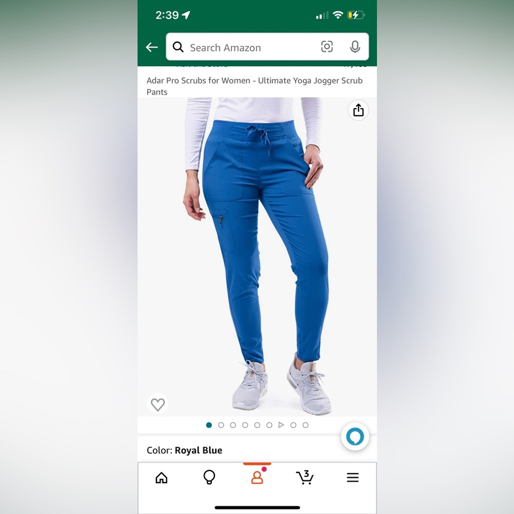 Two Uniform pants, for the price of one. Adar Pro Srubs